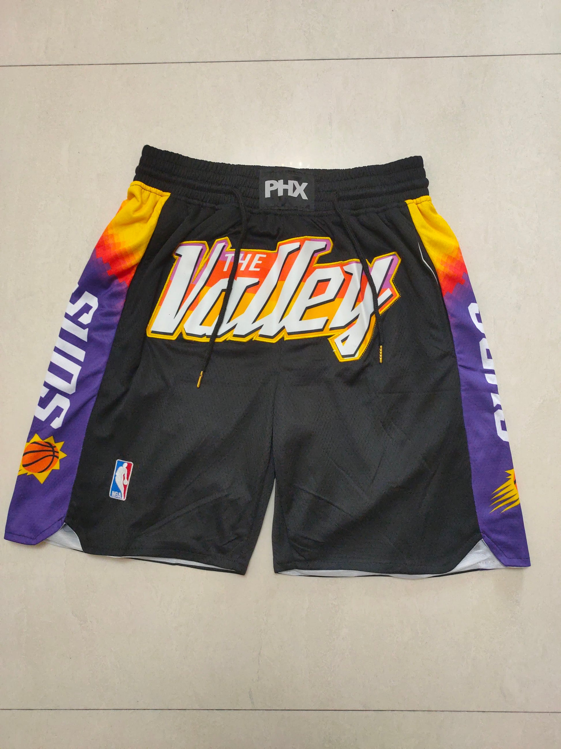 Suns Black City Edition Pocket Shorts