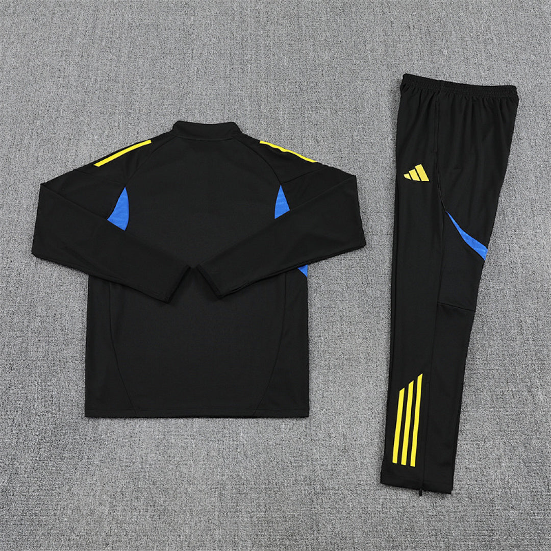 /26 Manchester United Black Half Pull Training Suit (Adults&amp;Kids)8