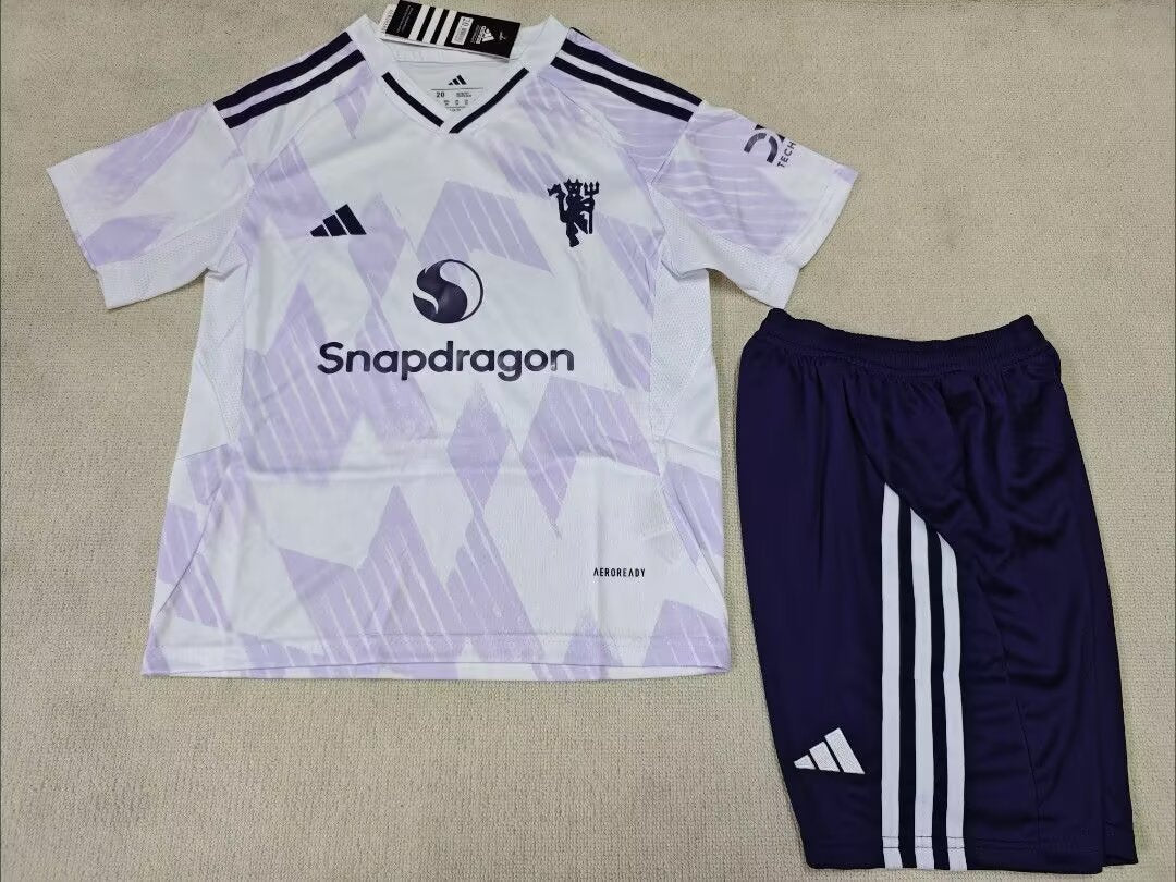 25/26 Kids Manchester United away Size 16~30