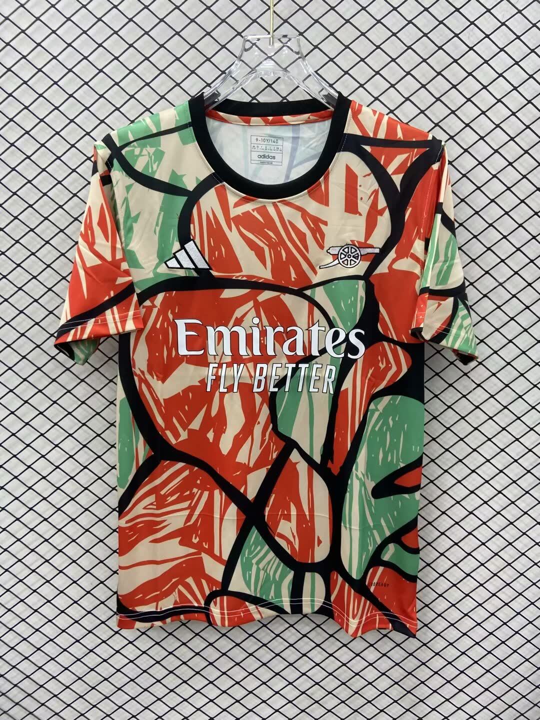 24/25 Arsenal Colorful Pre match Training Kits
