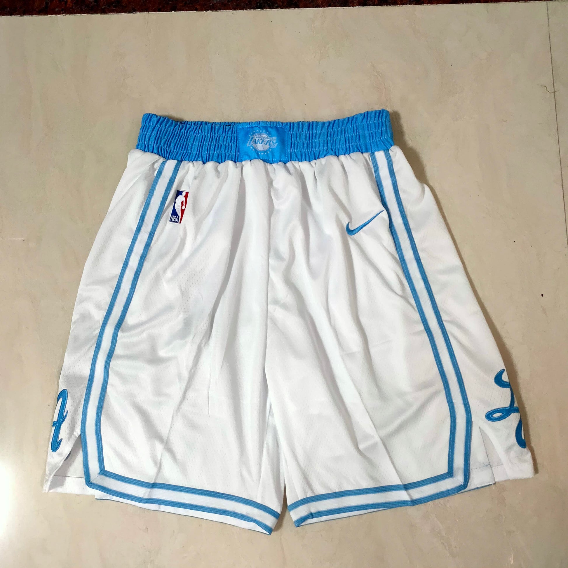 21 Lakers White City Shorts