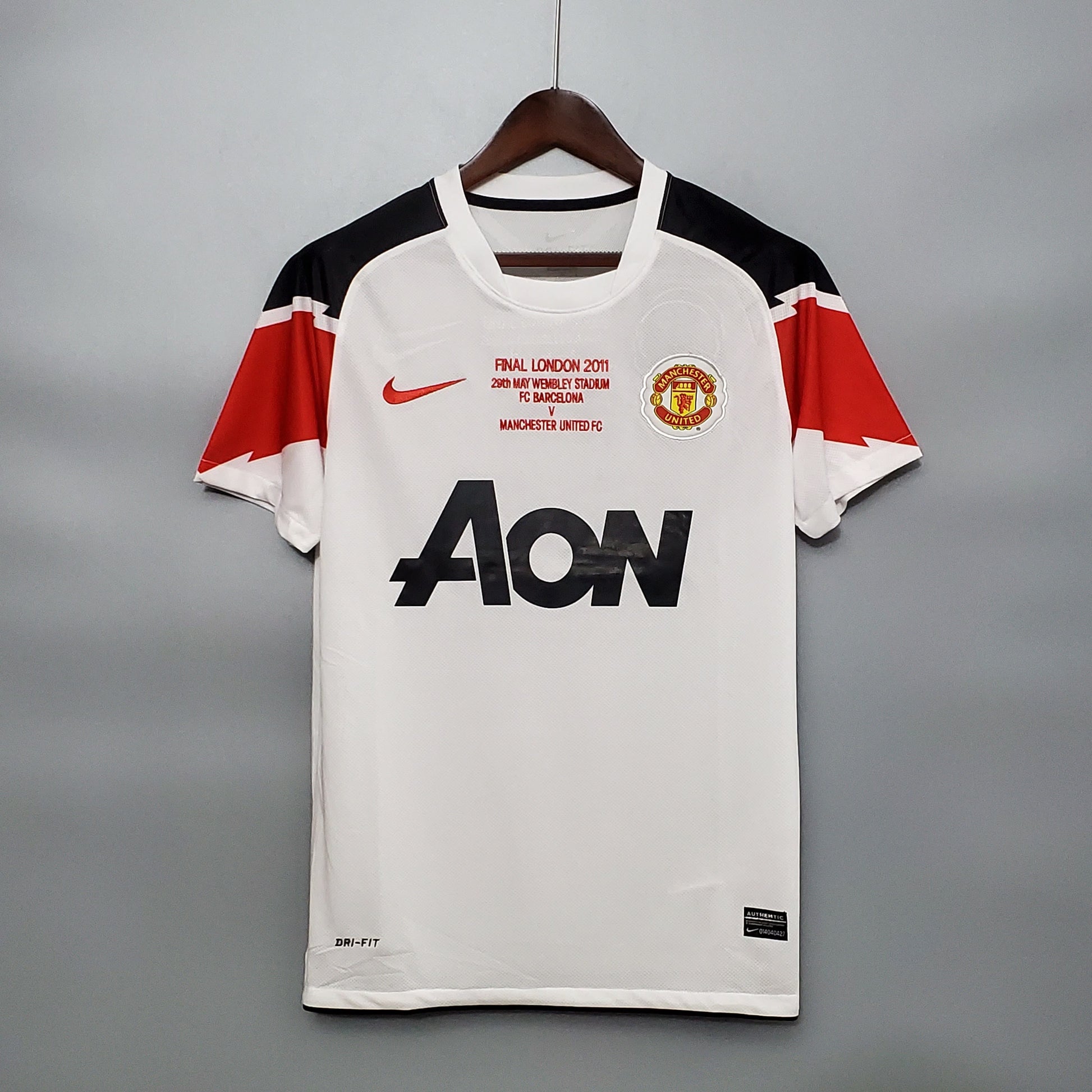 Retro 10/11 Manchester United in the Champions League version away S-XXL