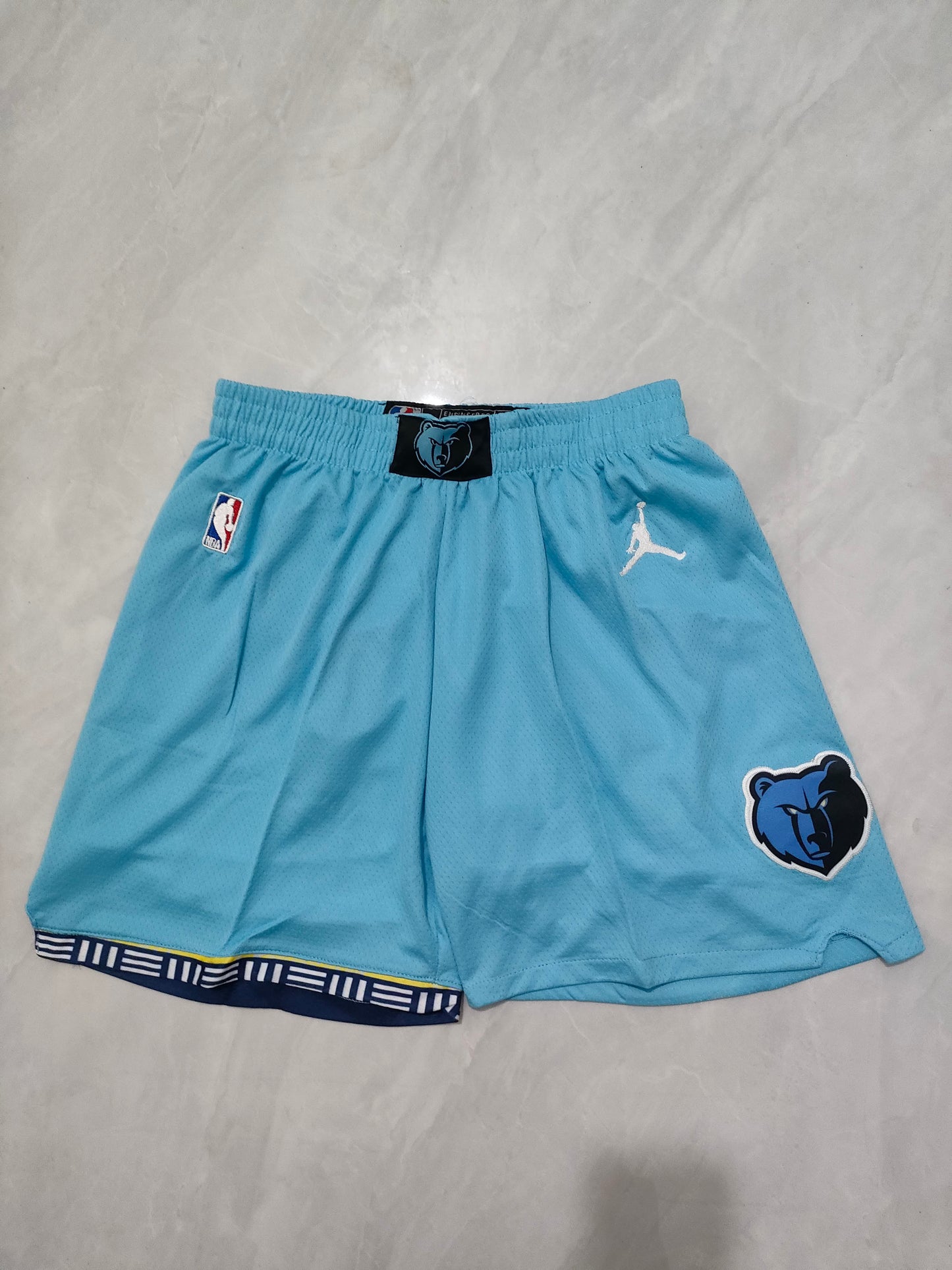 NBA Kids Grizzlies Moon Blue Shorts S-XXL