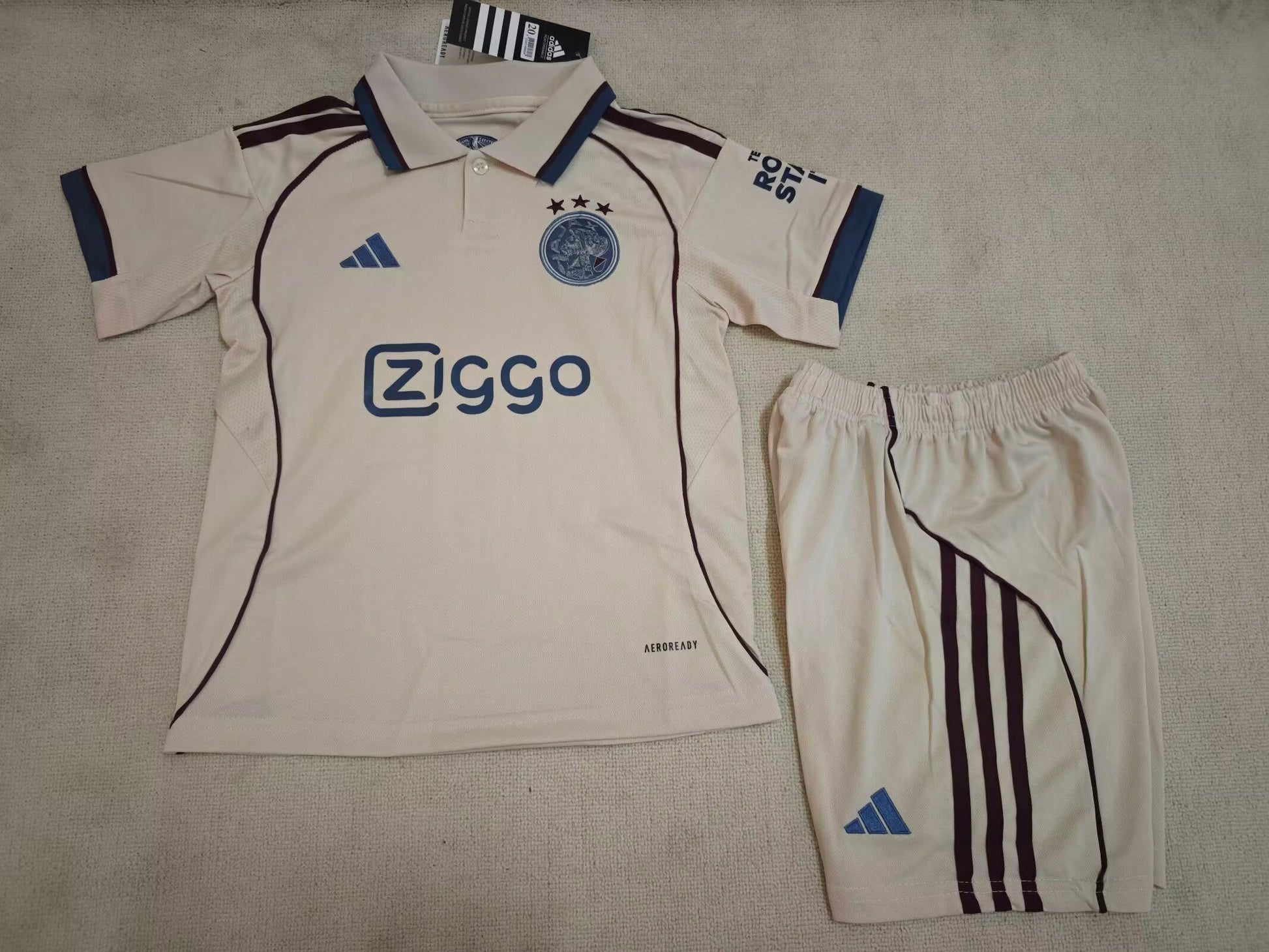 25/26 Kids Ajax Second away Size 16-30
