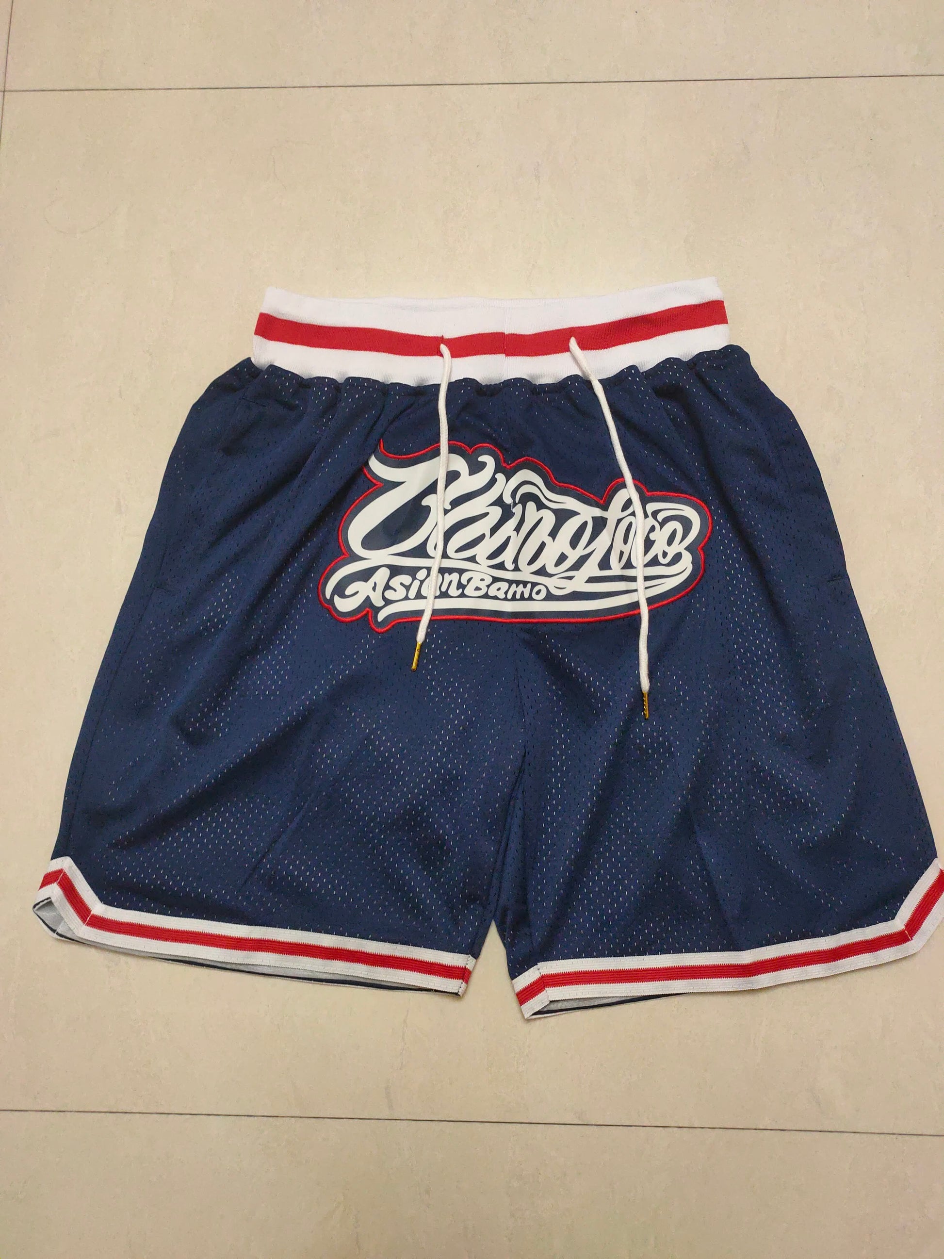 North Carolina Deep Blue Vintage Blue Trendy Pocket Shorts