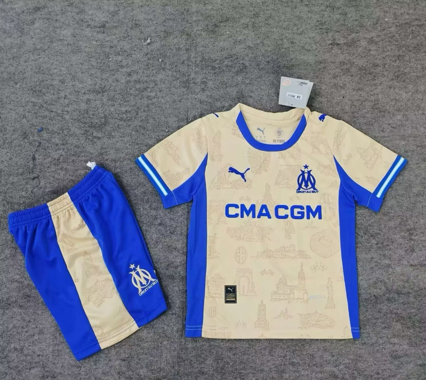 2025/26 Kids Marseille Third Away &amp; Size 16-28