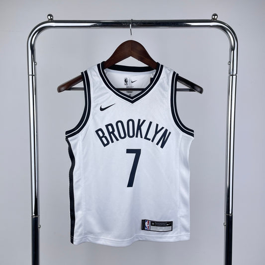 NBA Kids # Nets White 7 Durant 10