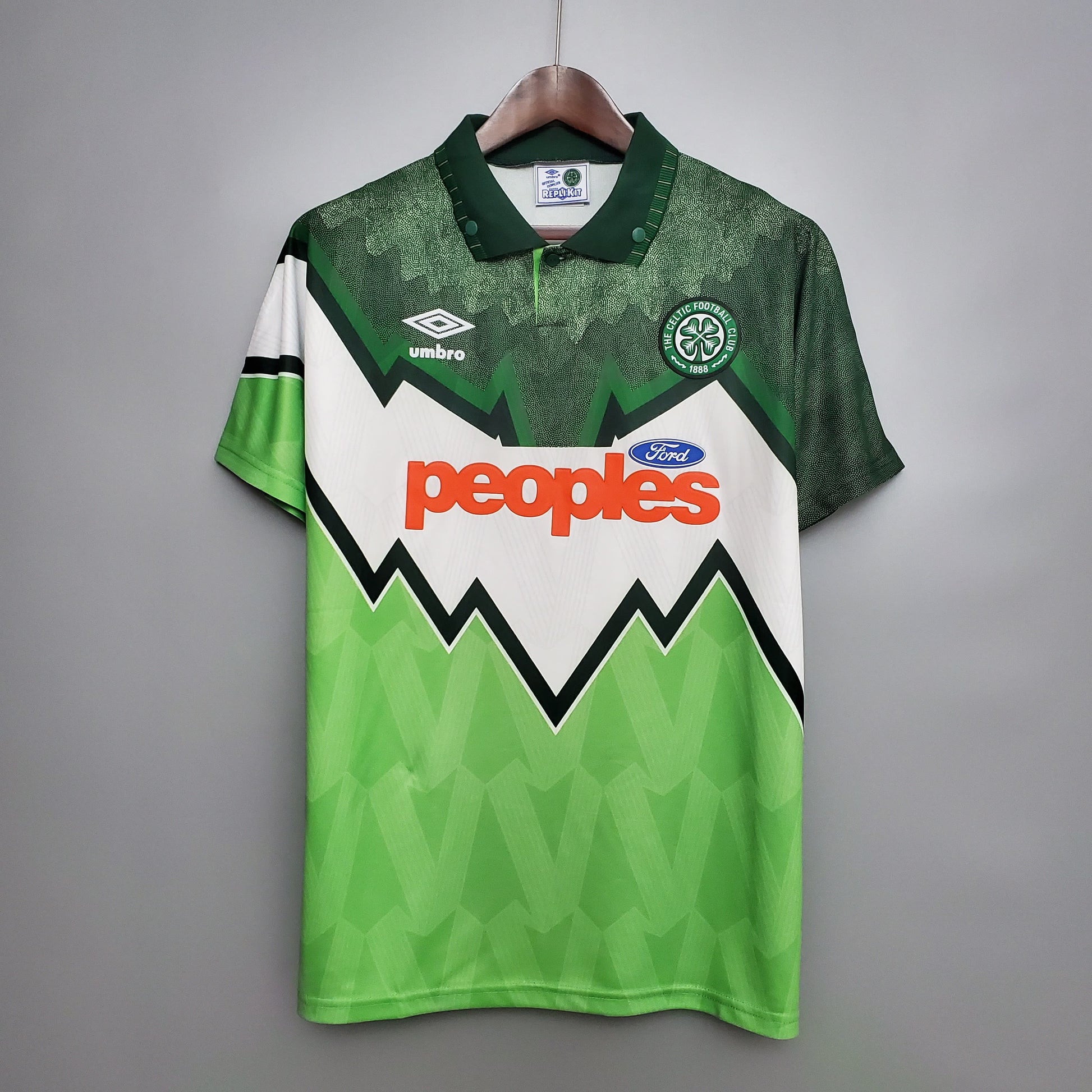 Retro 91/92 Celtic home S-XXL