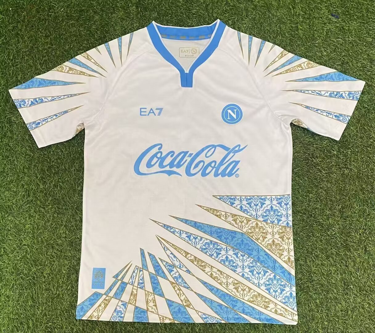 25/26 Napoli white pre match training uniform S-XXL