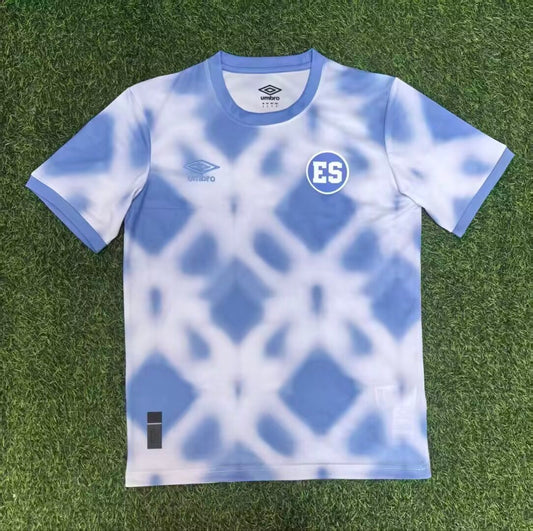 25/26 El Salvador Blue and White Training Suit S-XXL