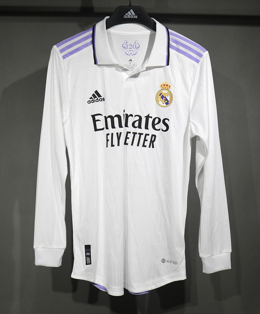 Retro 2022/23 Real Madrid Home Long Sleeve Player Edition S-3XL6