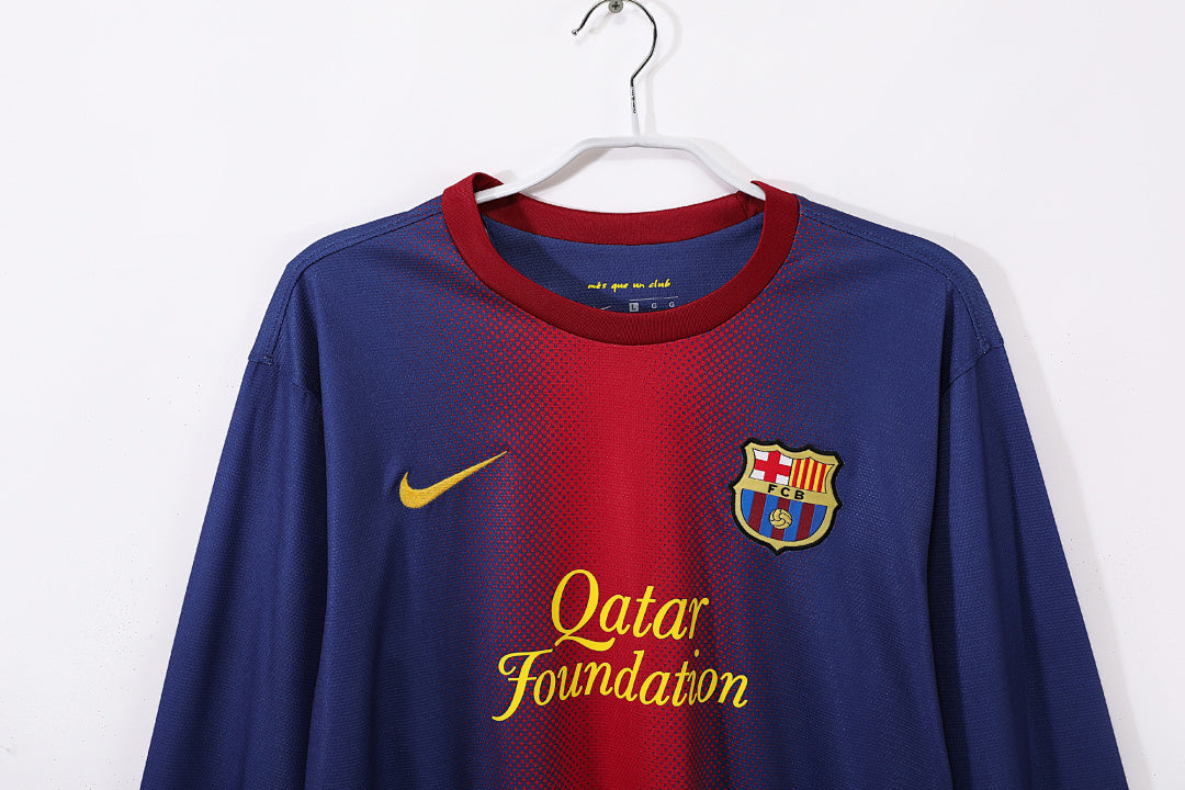 Retro 2012/13 Barcelona home long-sleeved shirt S-XXL6