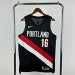 season Portland Trail Blazers away black 16 # Yang NBA jersey S-XXL5