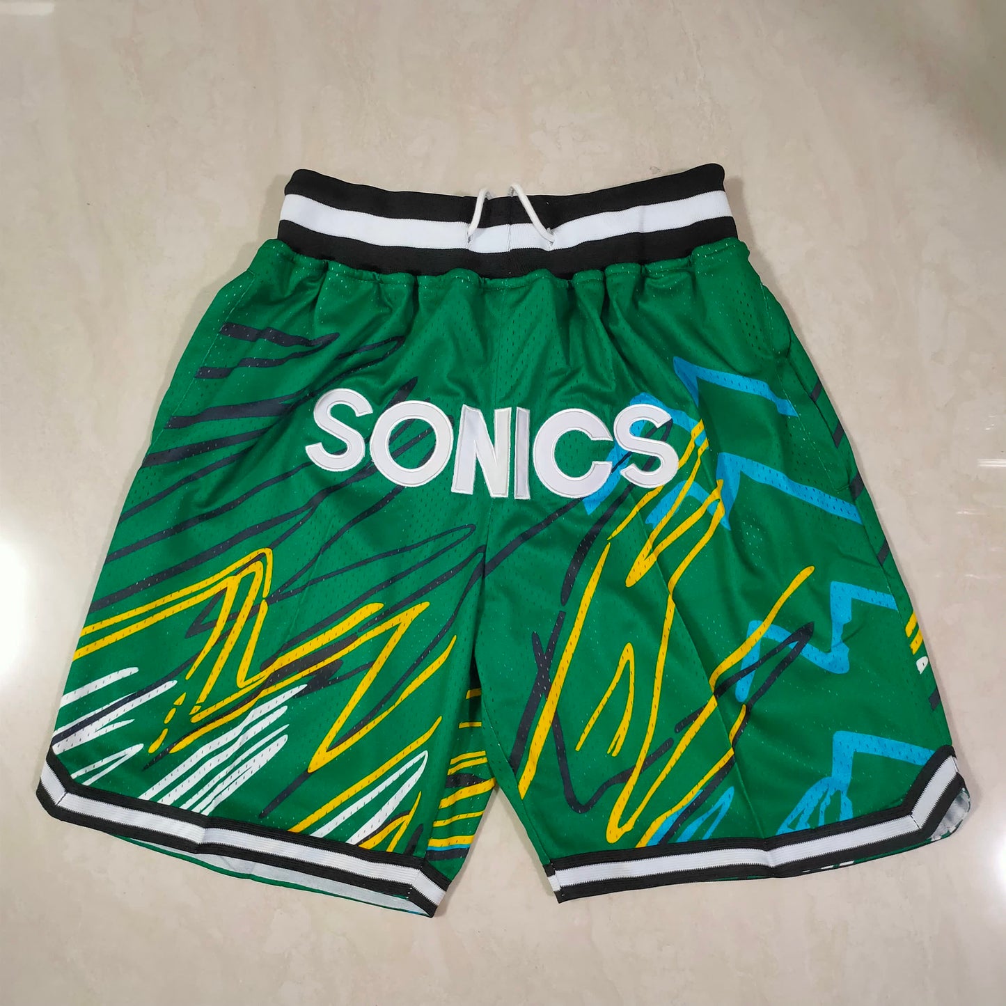 Lightning Edition Supersonic Green Pocket Shorts