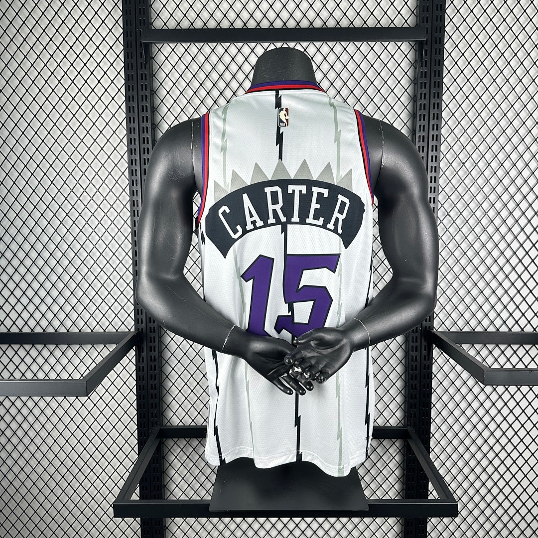 th season Raptors retro white 15 # Carter S-XXL6