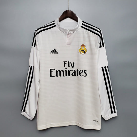 Retro Long Sleeve Real Madrid 14/15 home S-XXL