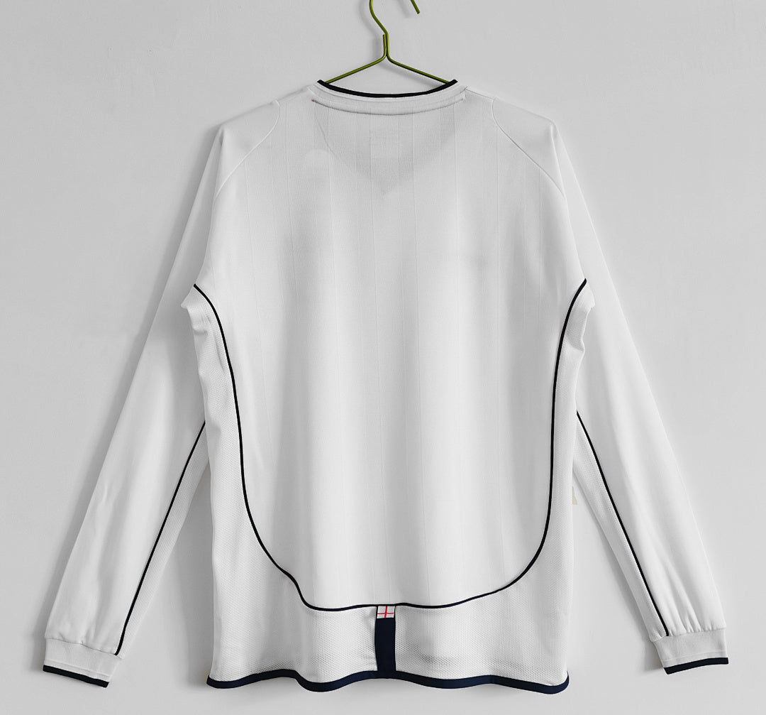 Retro 2002 England home long-sleeved shirt S-XXL7