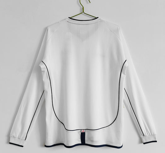 Retro 2002 England home long-sleeved shirt S-XXL7