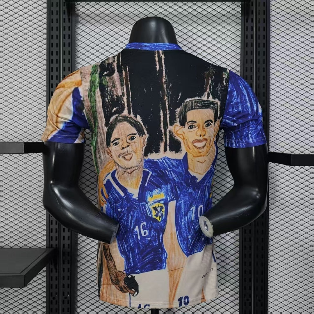/27 Brazil Special Edition player edition football jersey S-XXL6