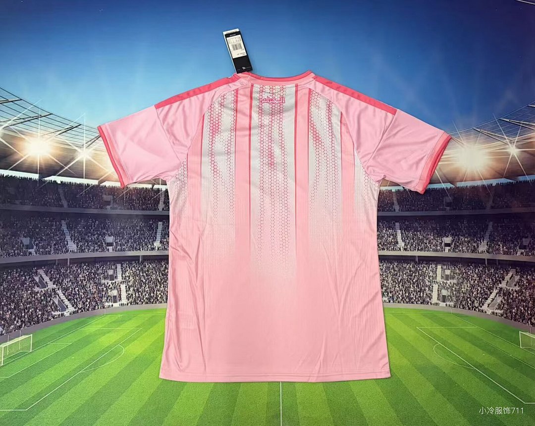 /27 Algeria Training Uniform Pink Yupoo Soccer Jerseys S-XXL2