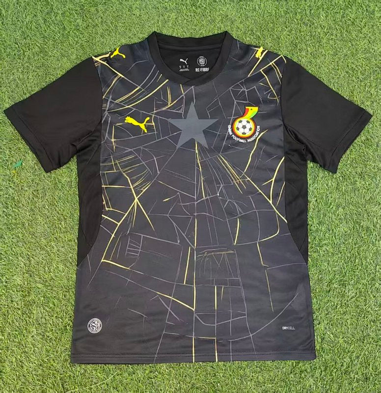 /27 Ghana Black Special Edition Football Jersey S-XXL4