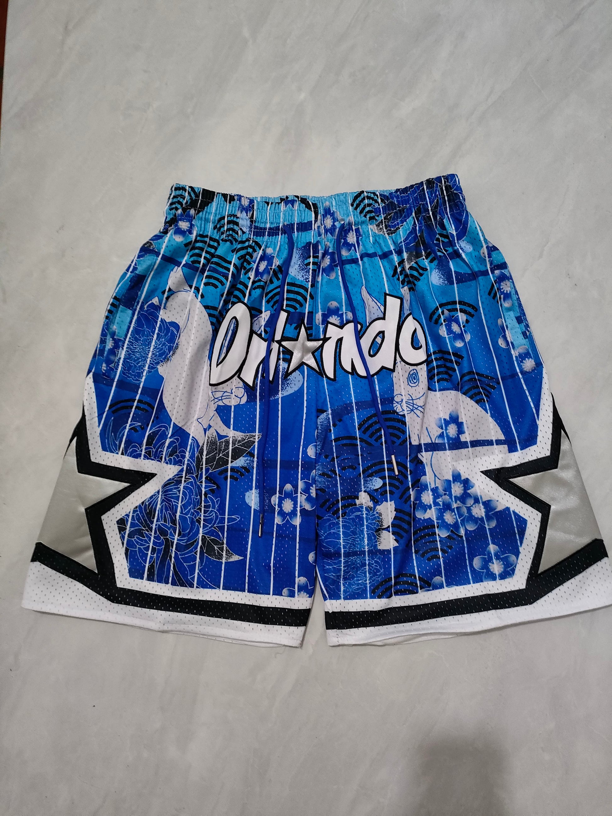 Magic Blue Rabbit Pocket Shorts