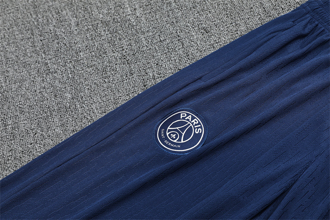 /26 Jordan PSG Royal Blue [Champions League Edition] Half Pull Training Suit (Adults&amp;Kids)7