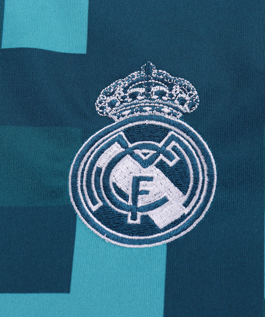 Retro Kids 2017/18 Real Madrid Second away Long sleeved&amp;Size16~286