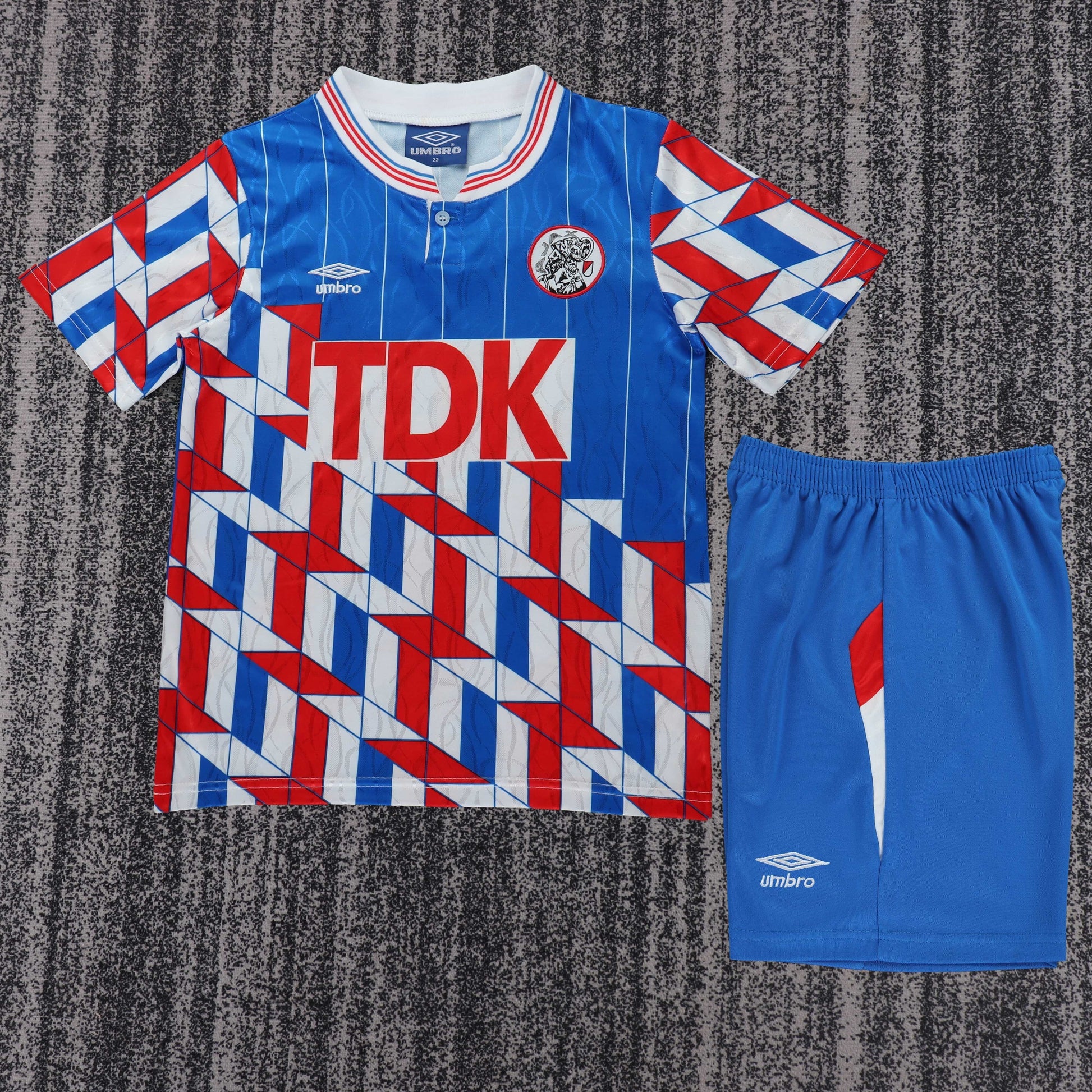 Retro Kids 1989/90 Ajax away football Jersey&amp;Size16-28