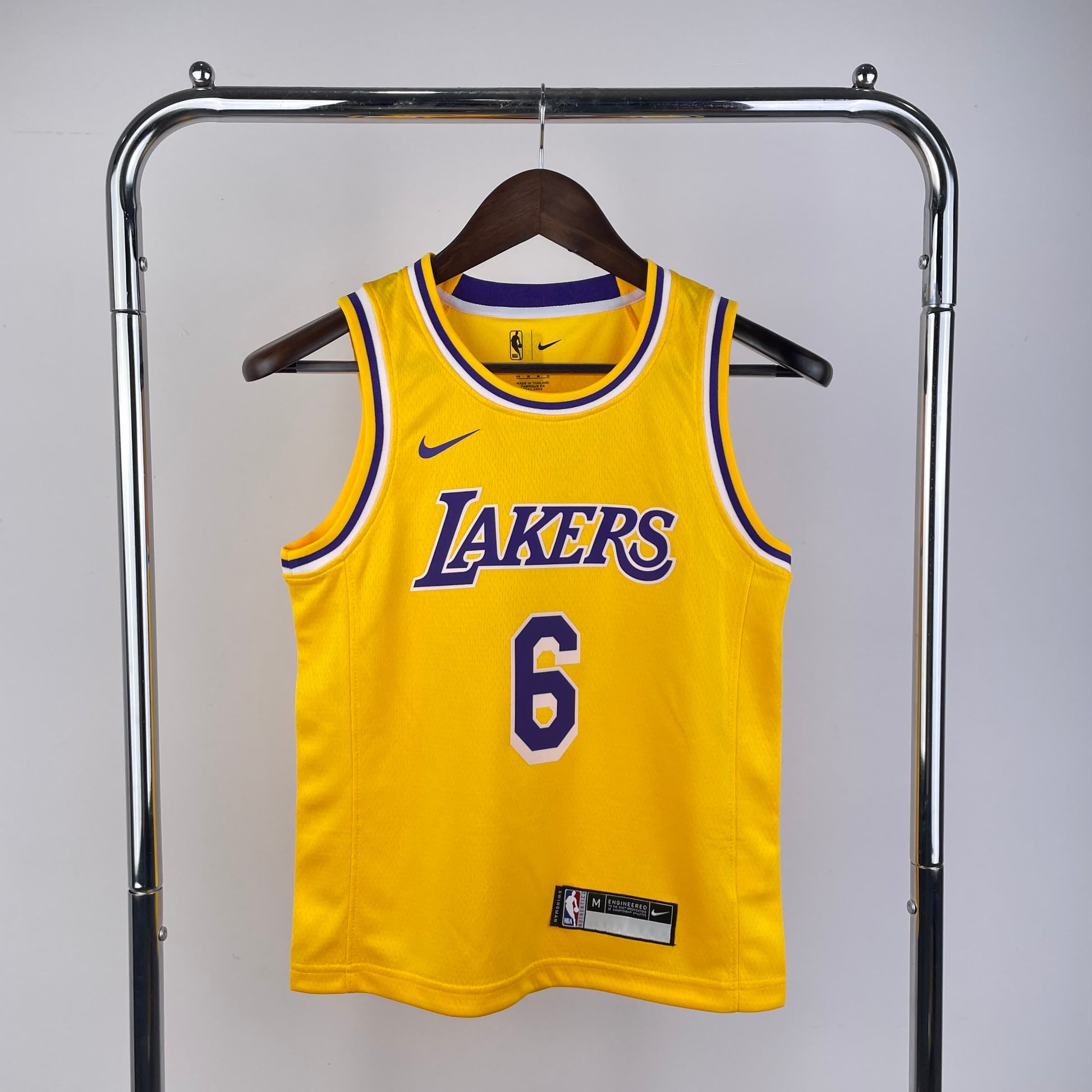 NBA Kids # Lakers Yellow No.6 James