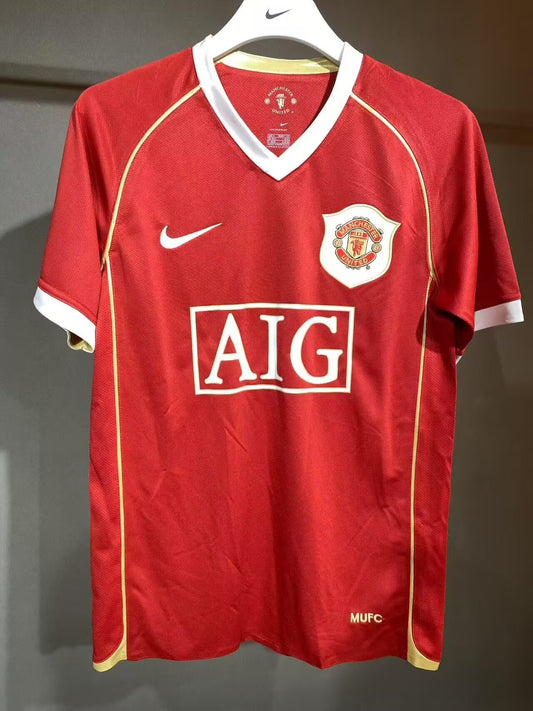 Retro 2006/07 Manchester United Home Player Edition S-3XL
