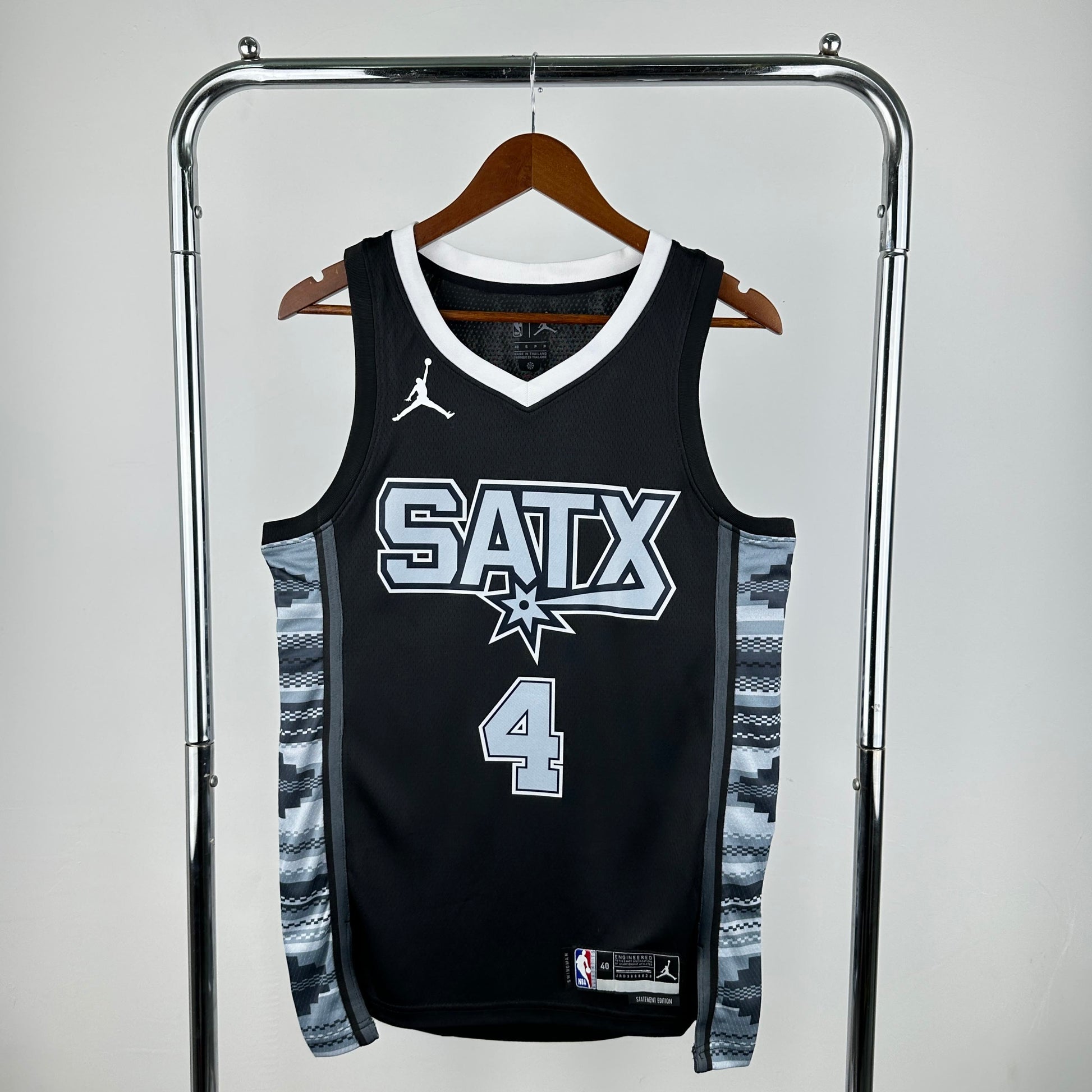 23 Season San Antonio Spurs Flyers 4 # Fox S-XXL
