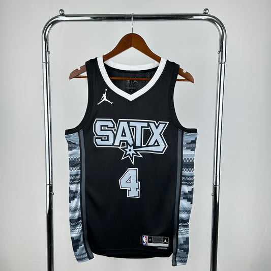 23 Season San Antonio Spurs Flyers 4 # Fox S-XXL