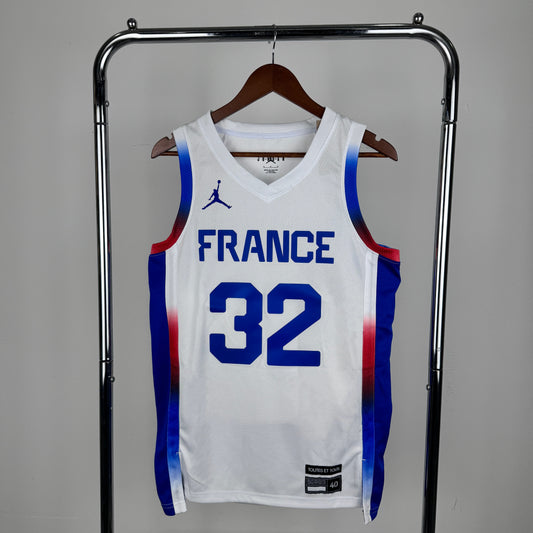 24 years Olympic Games France team White 32 # Wembanyama
