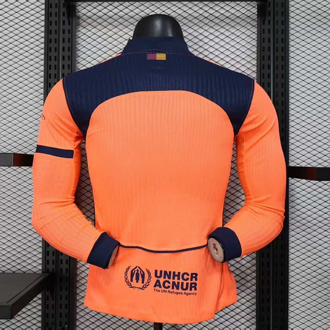 /26 Barcelona Second away Long sleeved Player Edition S-XXL5