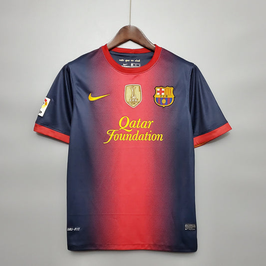Retro Barcelona 12/13 home S-XXL