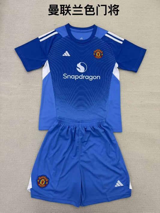 25/26 Manchester United blue goalkeeper [ Adults # Kids]