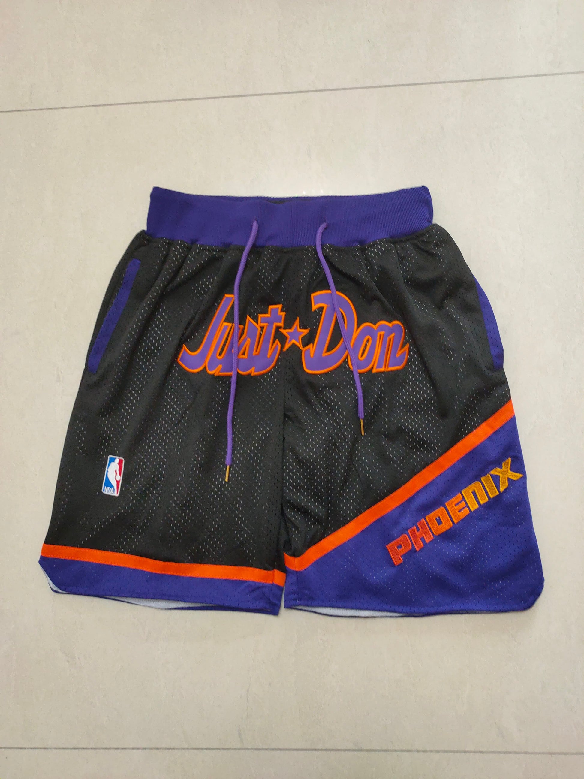 Suns Black J Top Pocket Shorts