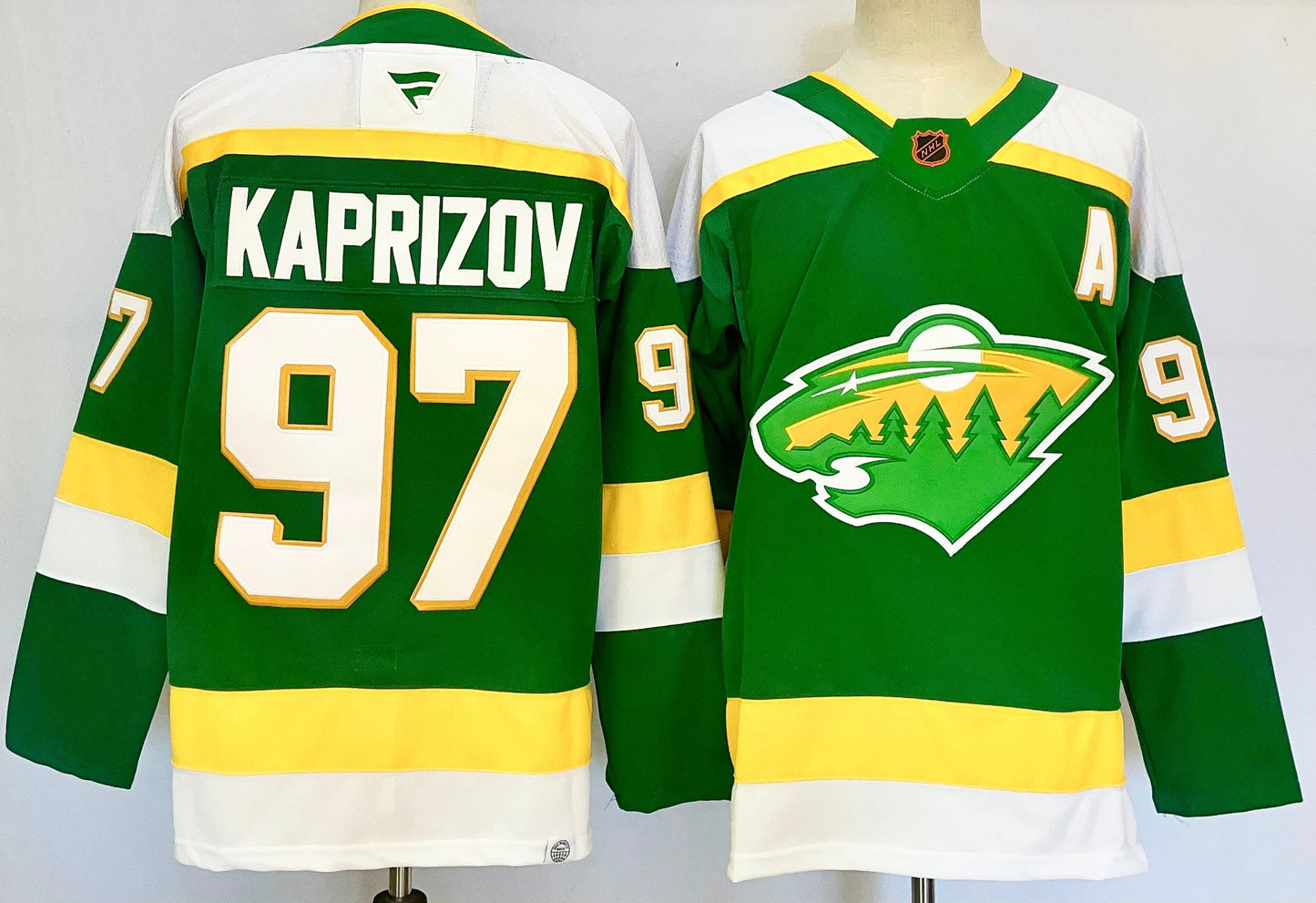 Minnesota wild NHL&amp;Ice hockey jersey M-3XL