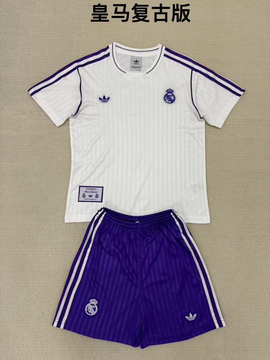 25/26 Real Madrid Retro Edition [Adults # Kids]