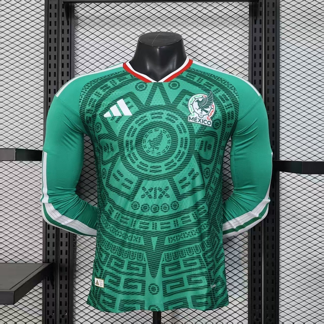 /27 Mexico Home Long Sleeve Player Edition S-XXL5