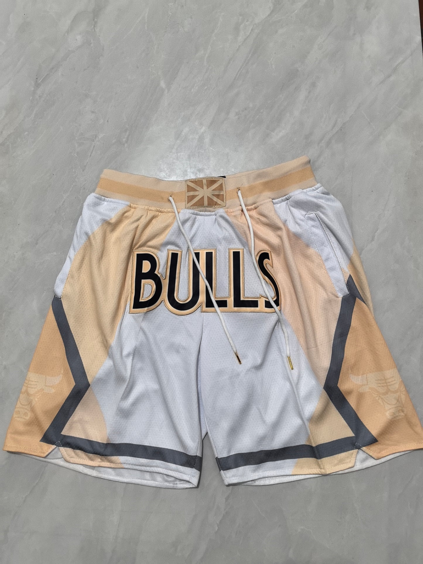 25th Bulls off white city edition pocket JUST DON Shorts S-XXL