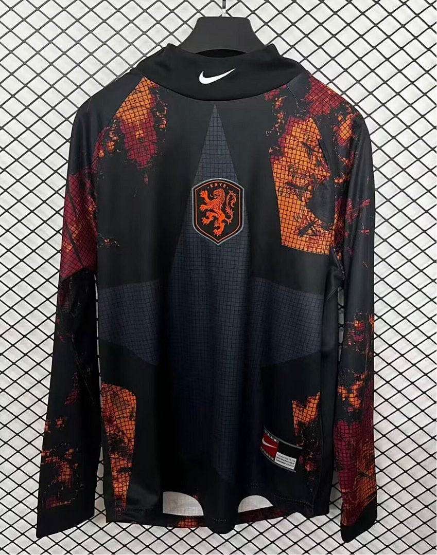 /26 Hollywood #Netherlands Goalkeeper Long Sleeve Yupoo Soccer Jerseys S-XXL3