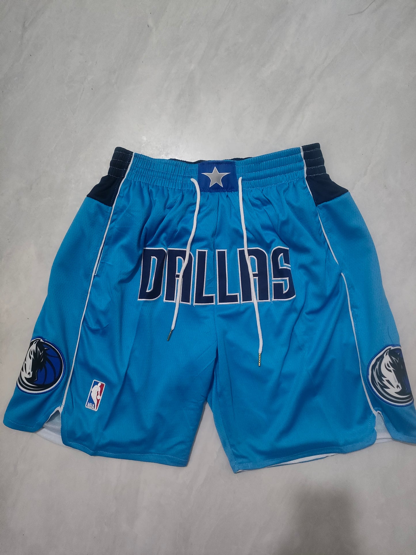 NBA Mavericks Light Blue Regular Pocket Shorts