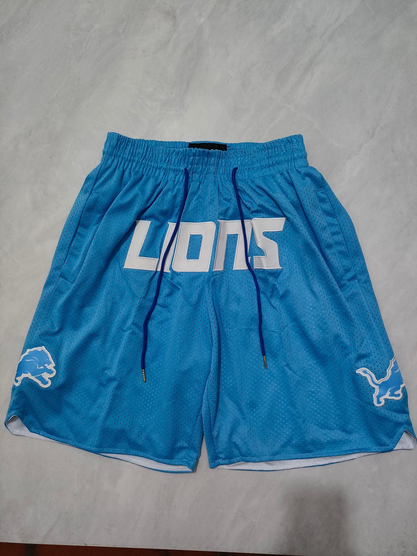 NFL Detroit Lions Moon Blue Pocket Shorts S-XXL