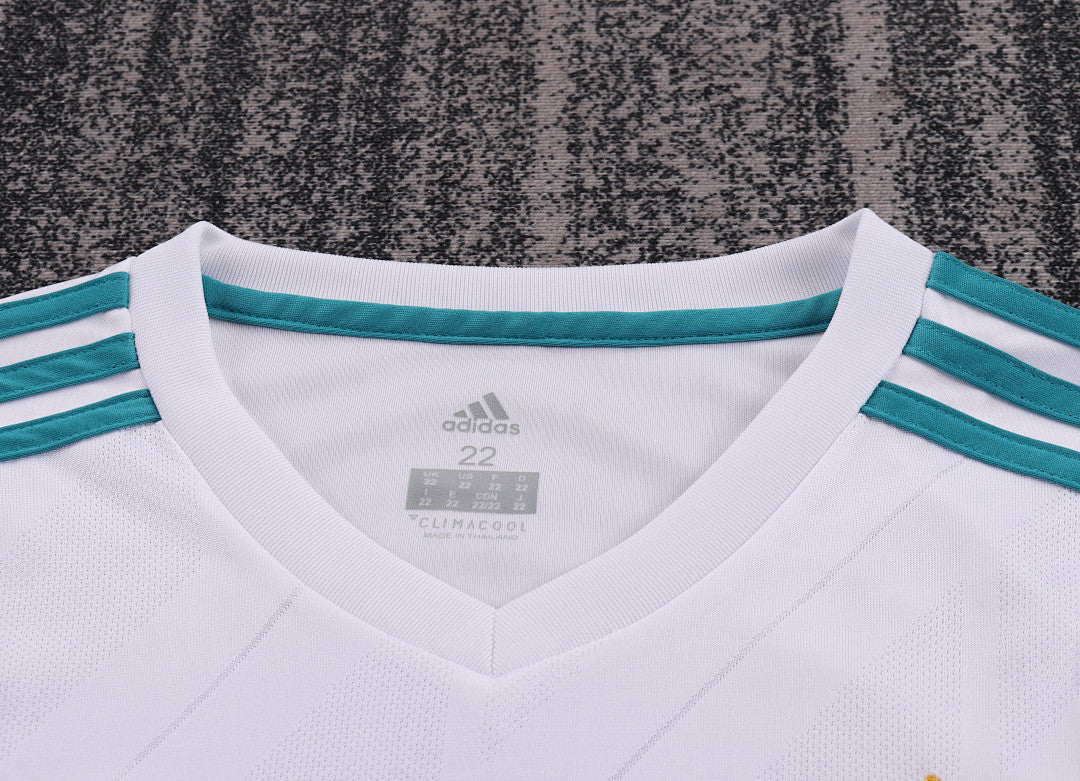 Retro Kids 2017/18 Real Madrid home long sleeved&amp;Size16~286