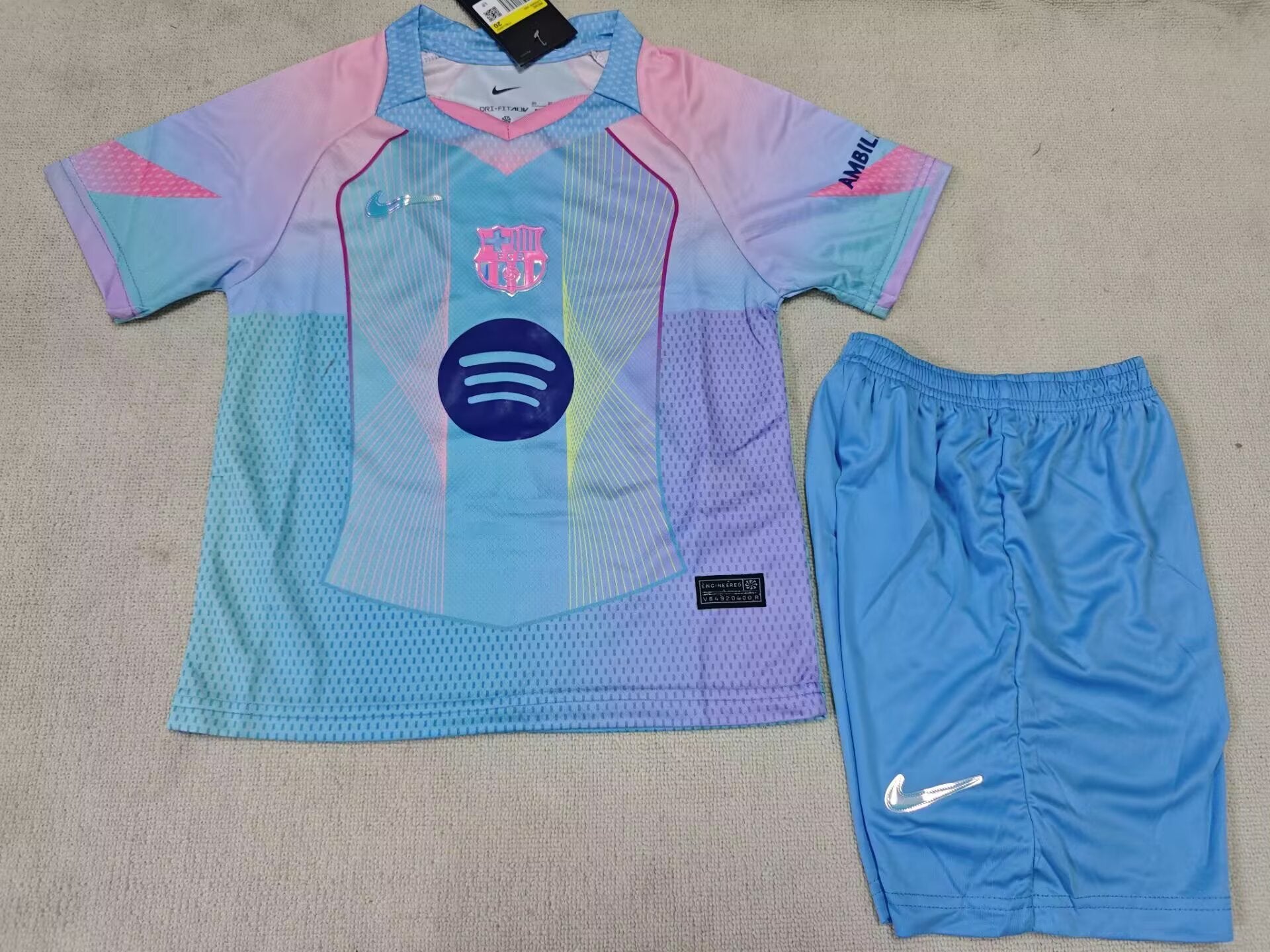 25/26 Kids Barcelona Special Edition Blue Size 16-30