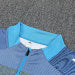 /26 Real Madrid Light Blue Half Pull Training Suit (Adults&amp;Kids)7
