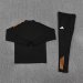 /26 Real Madrid Black Orange Half Pull Training Suit S-XXL7