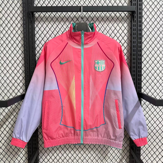 2025/26 Barcelona Pink Special Edition Windbreaker S-3XL